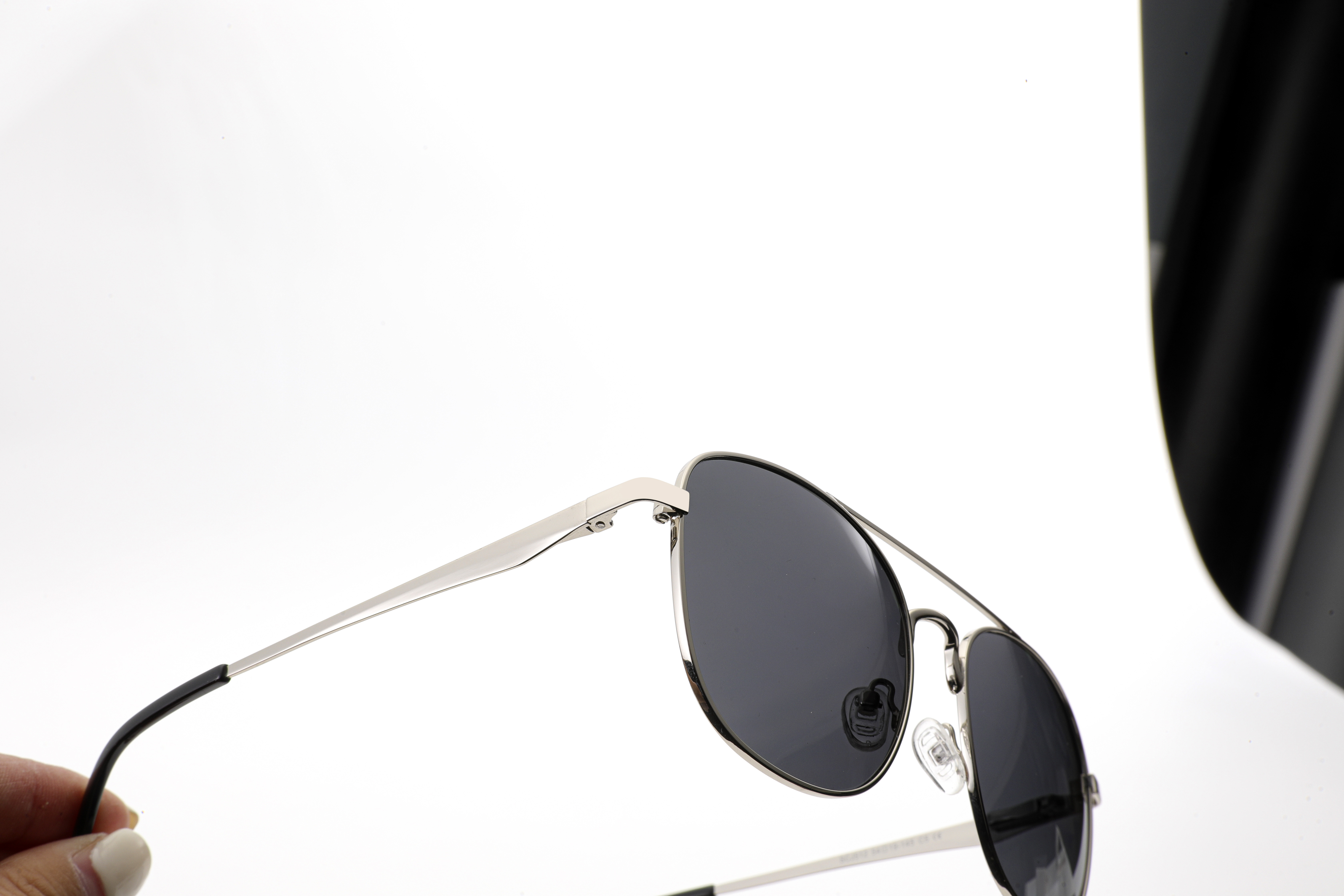 Double Bridge Metal Pilot Sunglasses Vintage Sunglasses