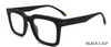 Classic Thick Square Plastic Eyewear for Daily Wear