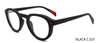  Retro Round Plastic Injection Eyeglasses Frames 