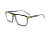 Premium Rectangular Laminated Mono-spring Hinge Acetate Glasses