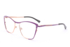 Fashionable Cat - Eye Metal Eyeglasses with Premium Craftsmanship