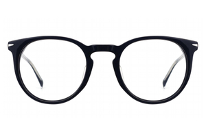 Vintage Round Unisex Acetate Glasses with Metal Mounts