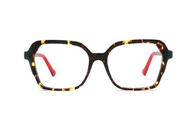 Luxury Butterfly-shaped Laminated One-piece Hinge Acetate Glasses