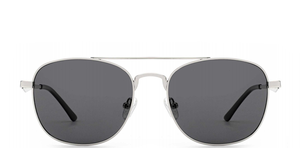 Vintage Double Bridge Metal Pilot Sunglasses