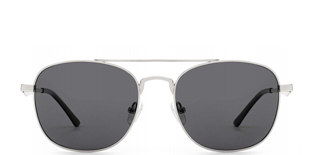 Vintage Double Bridge Metal Pilot Sunglasses