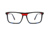 Premium Rectangular Laminated Mono-spring Hinge Acetate Glasses