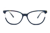 Unique Cat-eye Acetate-laminated Glasses with Textured Detailing