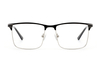 Vintage Men's Two - Tone Rectangle Metal Eyeglasses