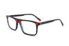 Premium Rectangular Laminated Mono-spring Hinge Acetate Glasses