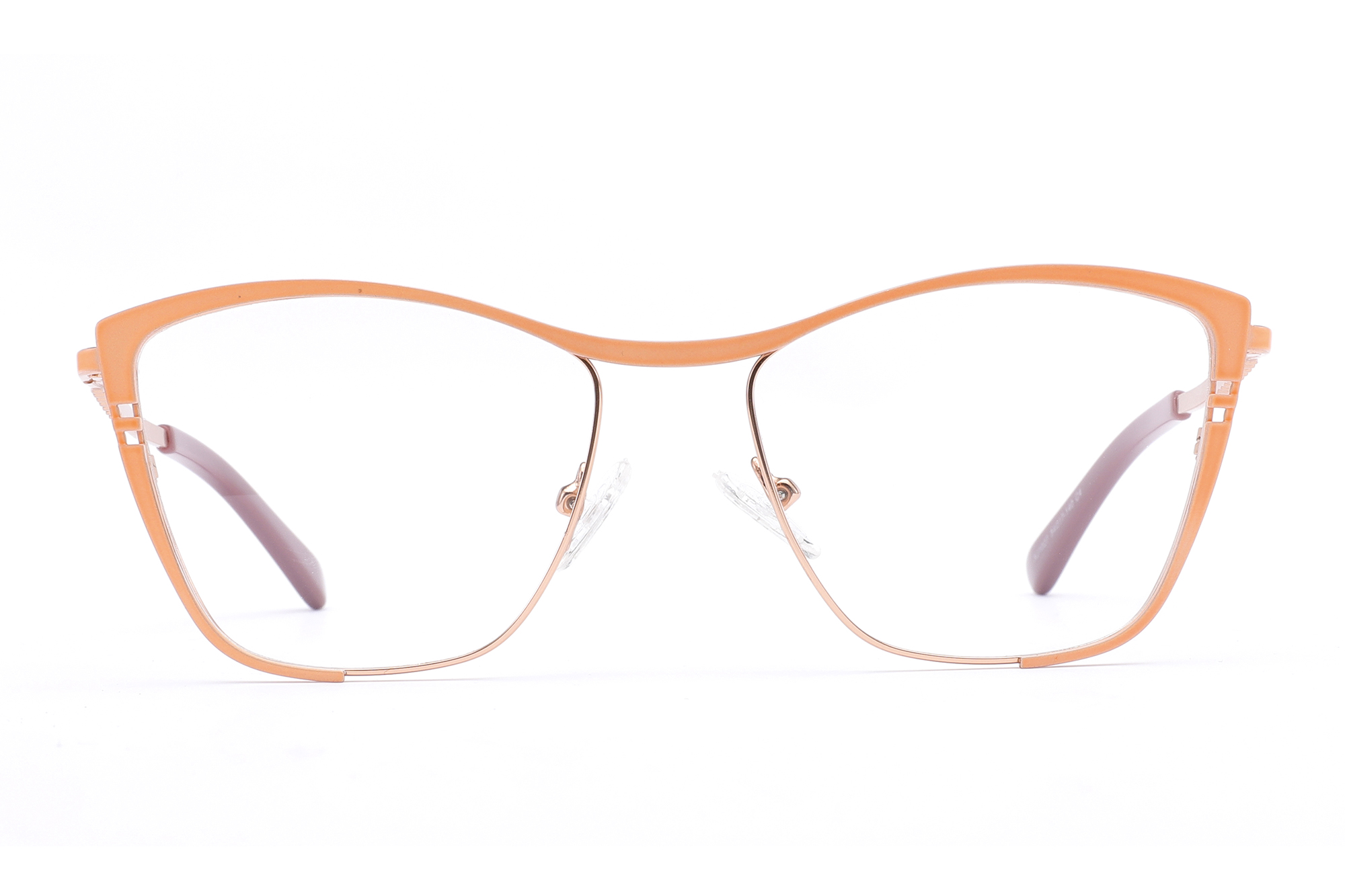 Fashionable Cat - Eye Metal Eyeglasses with Premium Craftsmanship