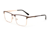 Vintage Men's Two - Tone Rectangle Metal Eyeglasses