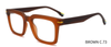 Classic Thick Square Plastic Eyewear for Daily Wear