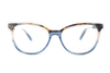 Unique Cat-eye Acetate-laminated Glasses with Textured Detailing