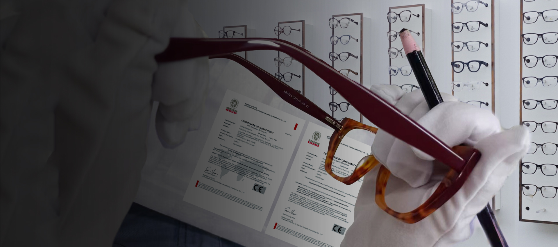 Quality Custom Glasses Certified with CE Standards