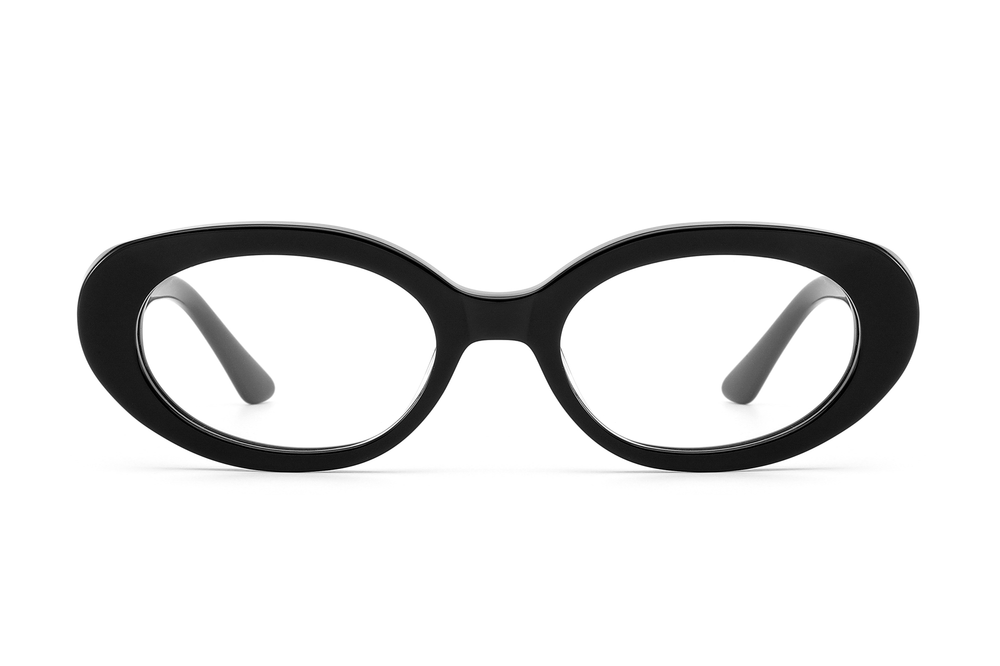 Vintage Oval Blue Light Blocking Computer Acetate Glasses