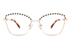 Metal Cat Shape Eyeglasses-Trendy Style