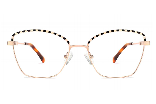 Metal Cat Shape Eyeglasses-Trendy Style