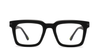 Classic Thick Square Plastic Eyewear for Daily Wear