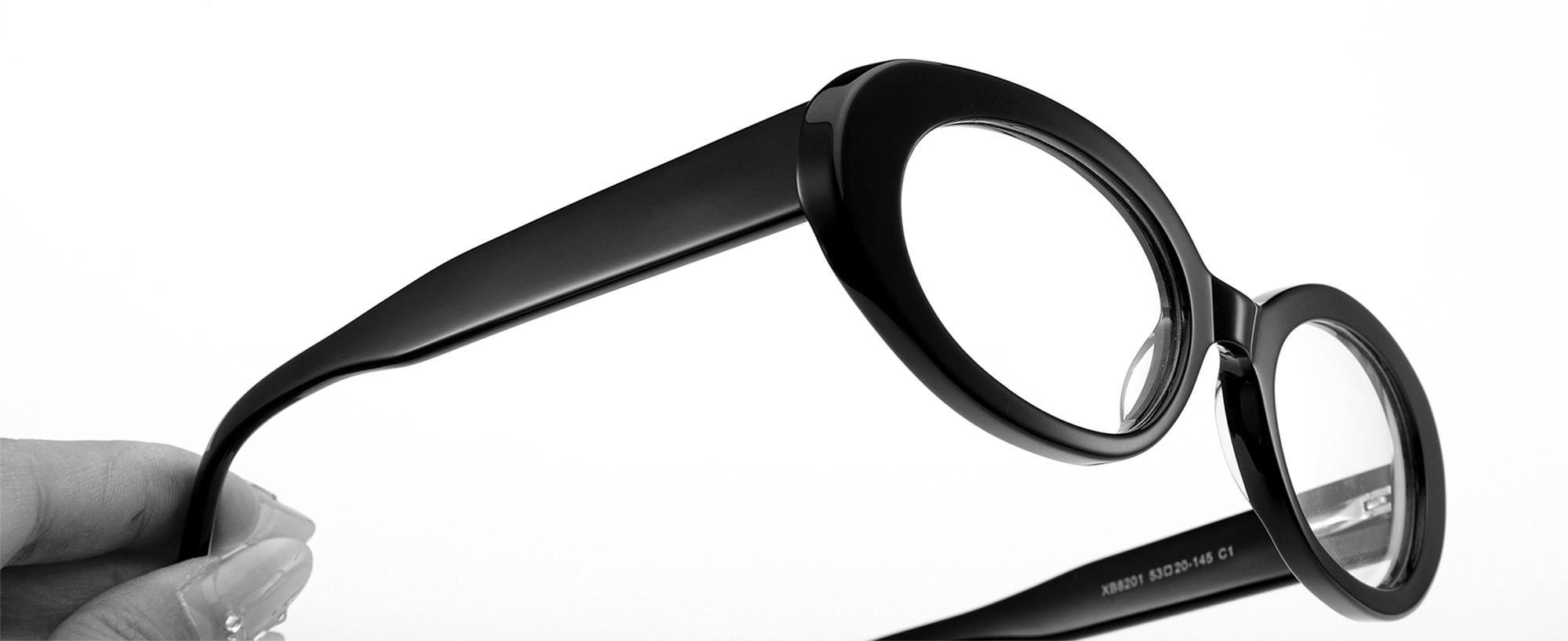 Vintage Oval Blue Light Blocking Computer Acetate Glasses